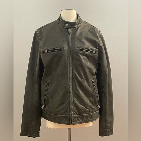 Lucky Brand Bonneville Leather Jacket size M - Picture 4 of 8